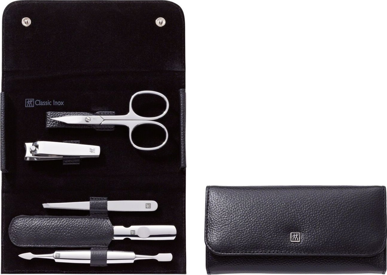 Zwilling CLASSIC INOX Press Stud Case, black, 5 pcs.