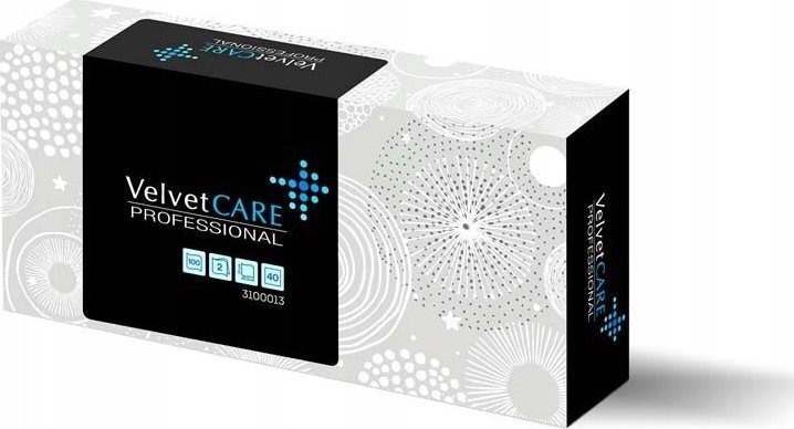 Velvet Chusteczki kosmetyczne celulozowe VELVET Professional Box, 2-warstwowe, 100 listkow, bialy VLP-3100013