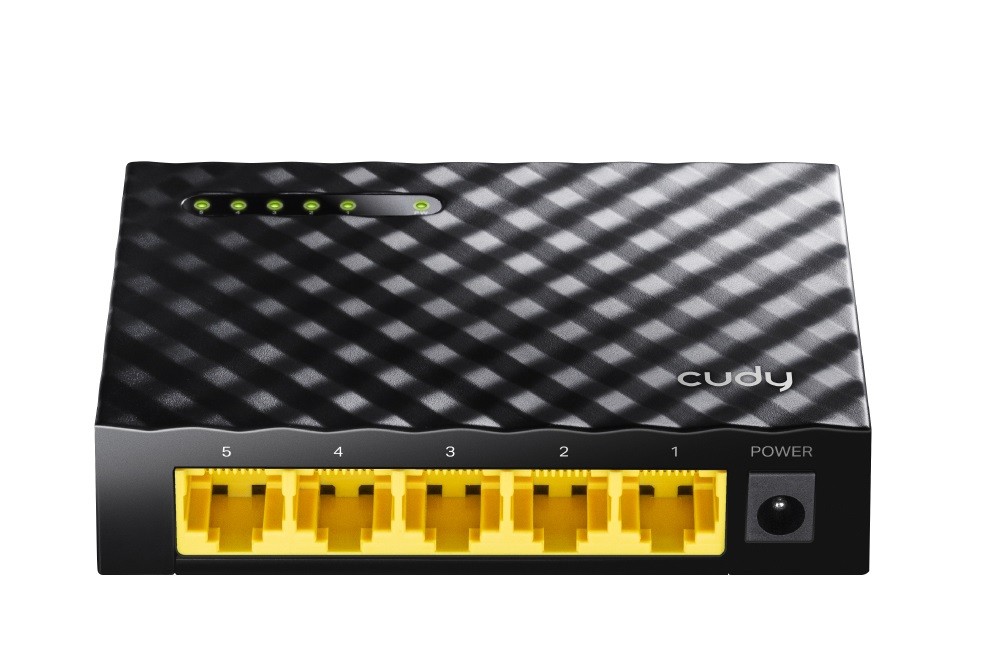 Cudy GS105D network switch Gigabit Ethernet (10/100/1000) Black komutators