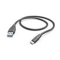 Hama Charging Cable, USB-A - USB-C, 1.5 m, melna - Vads LED Televizors