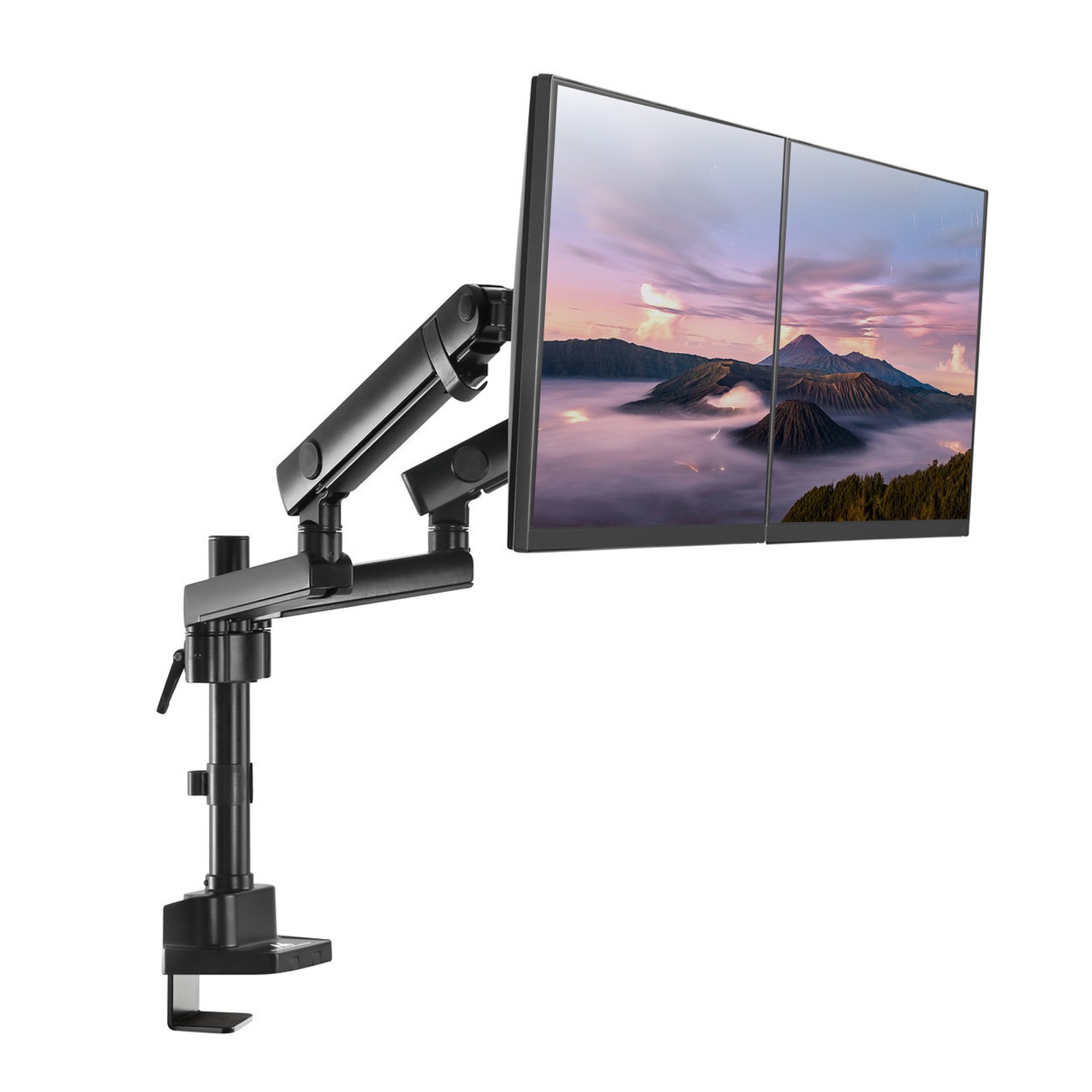 Maclean MC-812 Desk holder 2 LED screens 17-32 ''2x8kg vesa 75x75 and 100x100