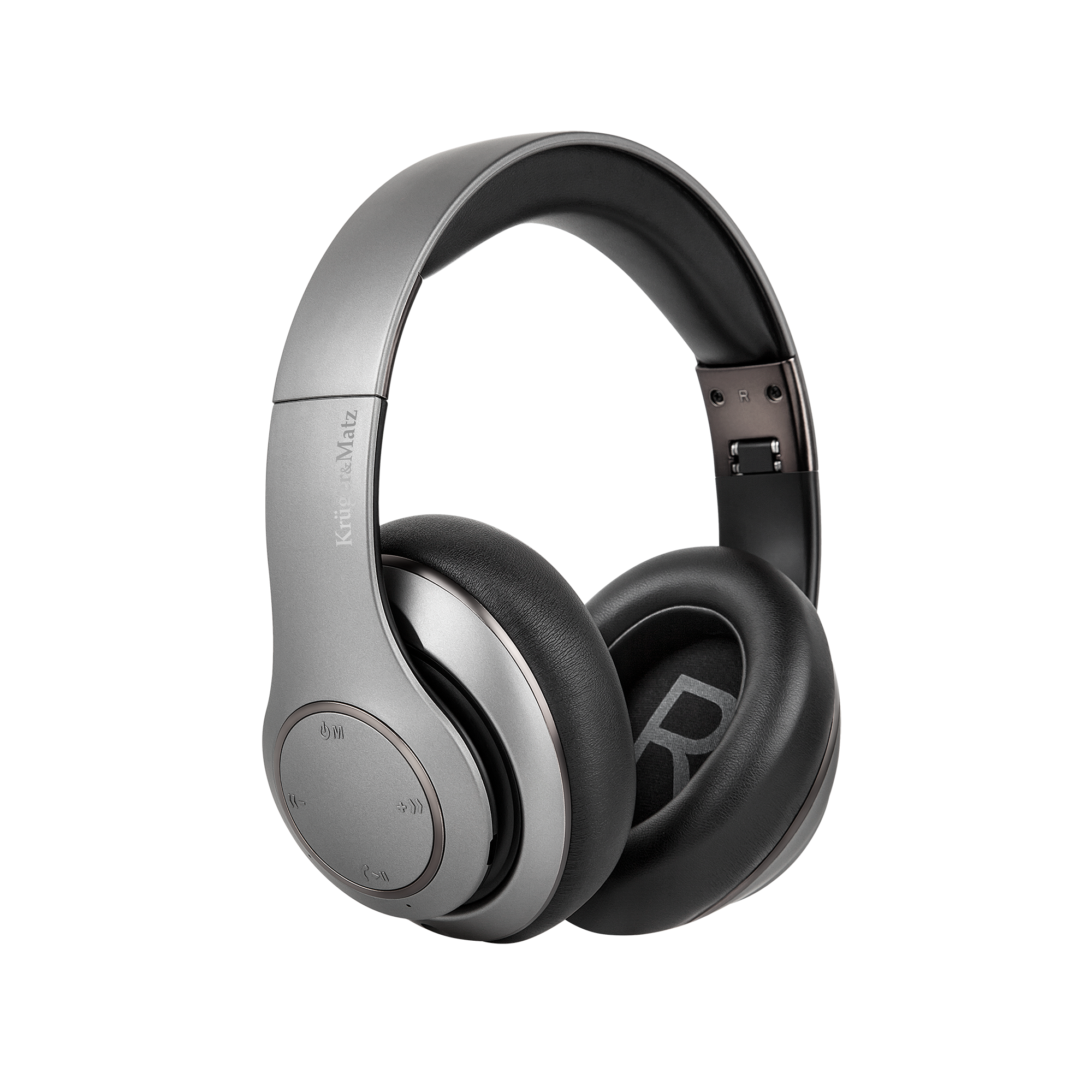 Kruger&Matz wireless over-ear headphones model Street 3 Wireless, graphite color austiņas