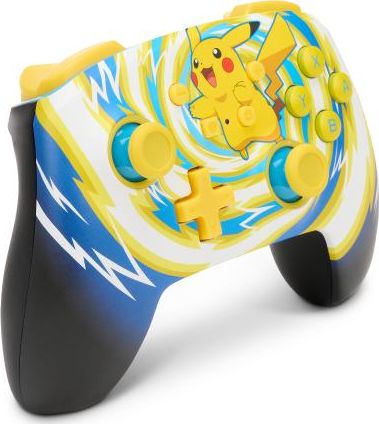 Pad PowerA bezprzewodowy Enhanced Pokemon Pikachu Vortex (1523595-01) 1523595-01 (617885024115) spēļu konsoles gampad