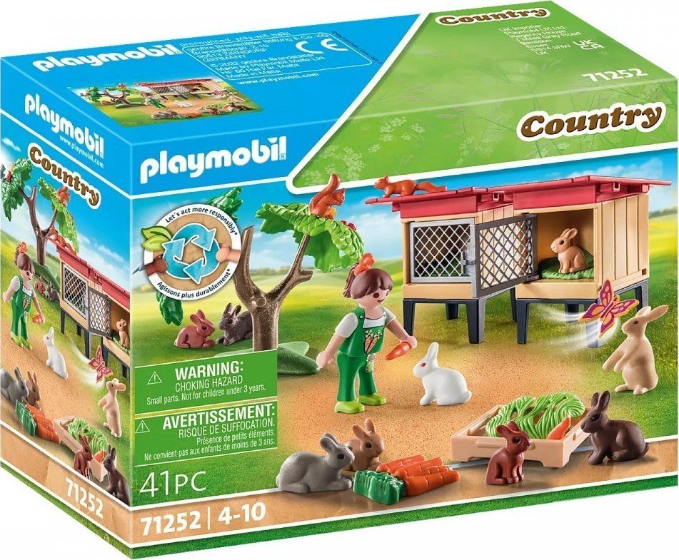 Playmobil Rabbit Cages 71252 konstruktors