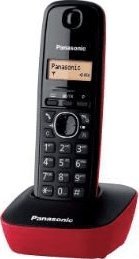 Telefon stacjonarny Panasonic Telefon stacjonarny Panasonic KX-TG1611PDR (kolor czerwony) 01979 telefons