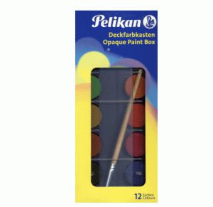 Pelikan Farby wodne 12 kolorAlw WIKR-076420 (4012700721327)