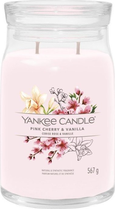 Yankee Candle Signature Pink Cherry & Vanilla Swieca Duza 567g