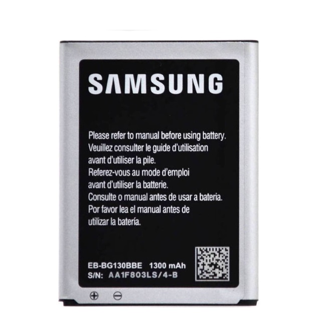 Samsung EB-BG130BBE oriģināls Akumulators G130 Galaxy Young 2 Li-Ion 1300mAh (M-S Blister) akumulators, baterija mobilajam telefonam