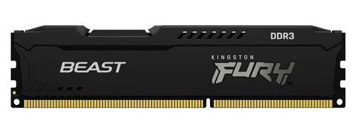 Kingston FURY Beast - DDR3 - kit - 16 GB: 2 x 8 GB - DIMM 240-pin - 1600 MHz / PC3-12800 - unbuffered operatīvā atmiņa