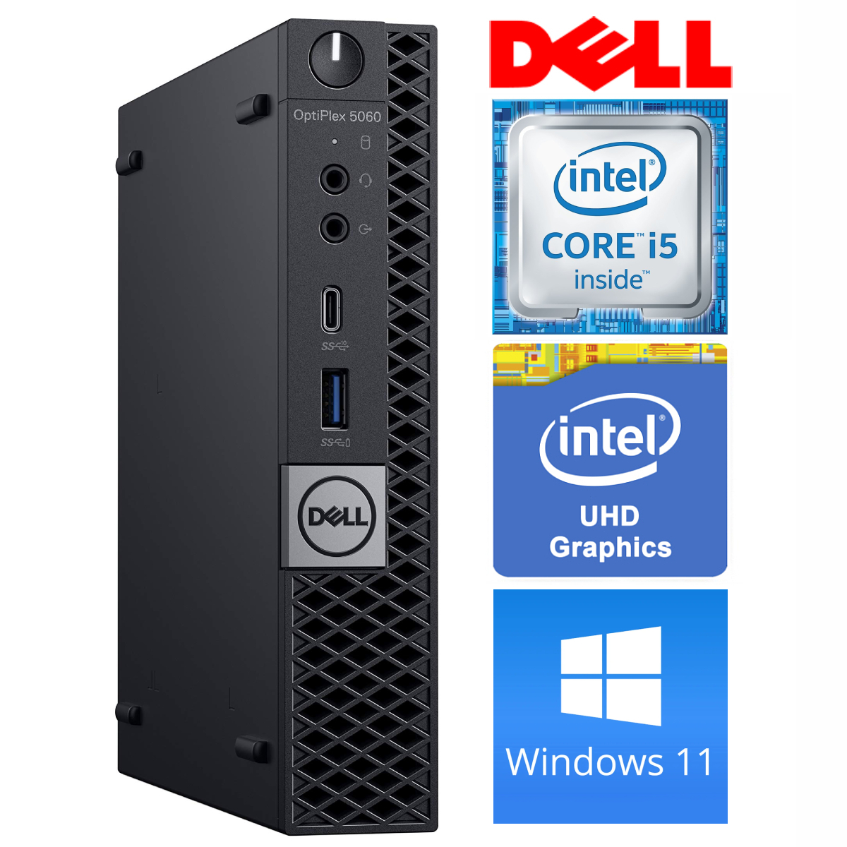 DELL 5060 Micro i5-8500T 32GB 256SSD M.2 NVME WIN11Pro RW32306 (EAN411532306)