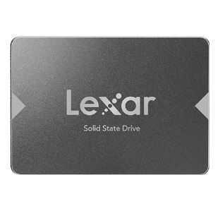 Lexar NS100 128 GB, SSD form factor 2.5", SSD interface SATA III, Write speed 510 MB/s, Read speed 520 MB/s SSD disks