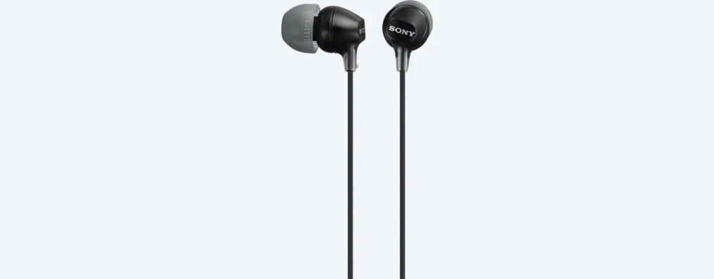 Akcija! SONY in-ear austiņas (melnas) MDR-EX15LPB