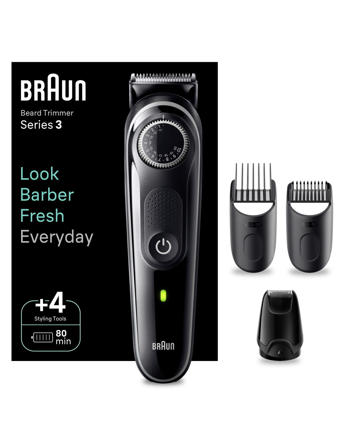 Akcija! BRAUN bārdas trimmeris BT 3440