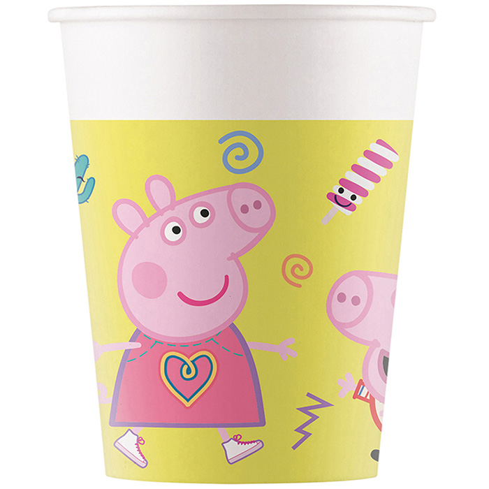 Glazes papira Peppa Pig 200ml 8gab. 633371