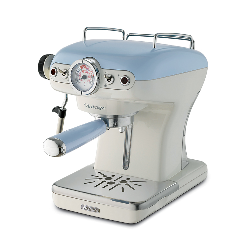 Jaunums! Akcija! Ariete espresso kafijas automāts Vintage, Blue A1389/15