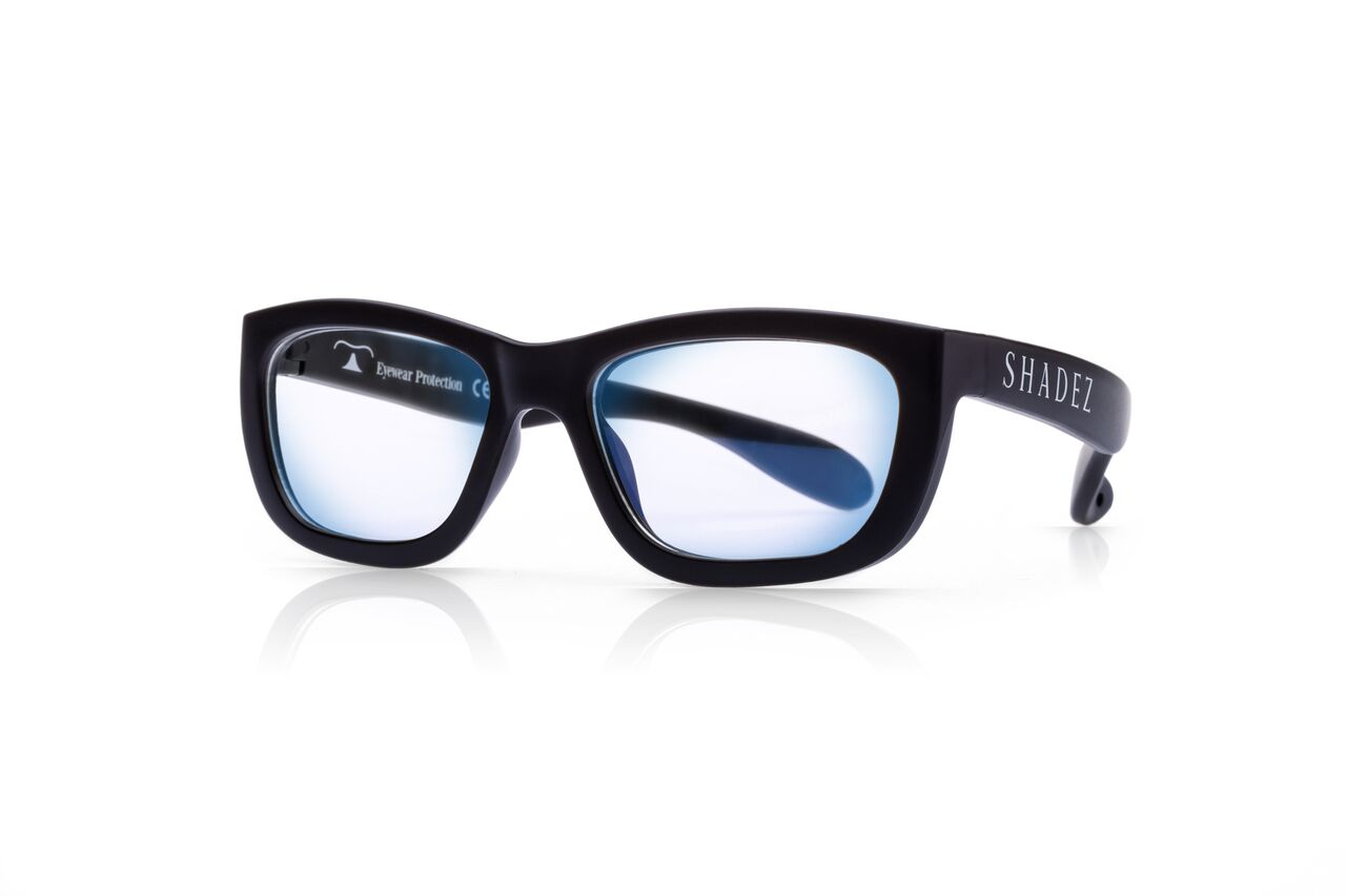 Akcija! SHADEZ Blue Light Black Teeny bērnu brilles digitālajām ierīcēm, 7-16 gadi SHZ 102 saulesbrilles