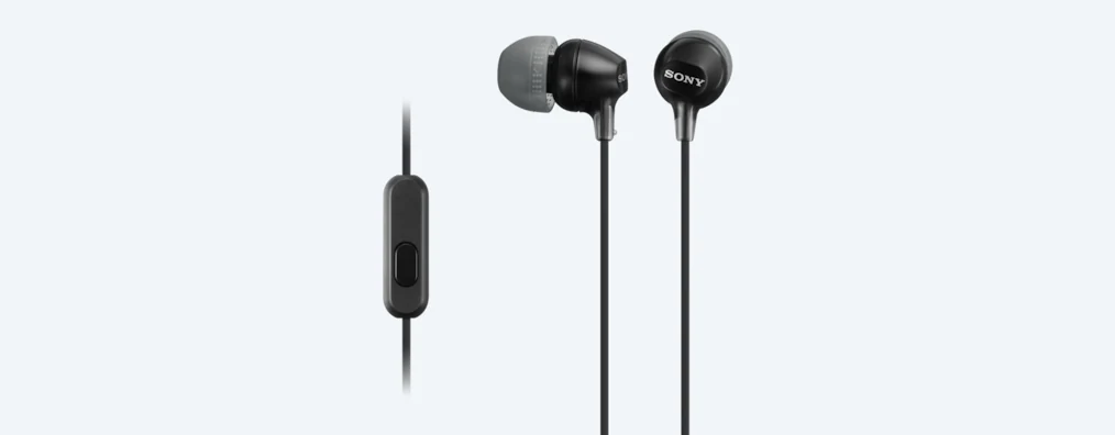 Akcija! SONY in-ear austiņas (melnas) MDR-EX15APB