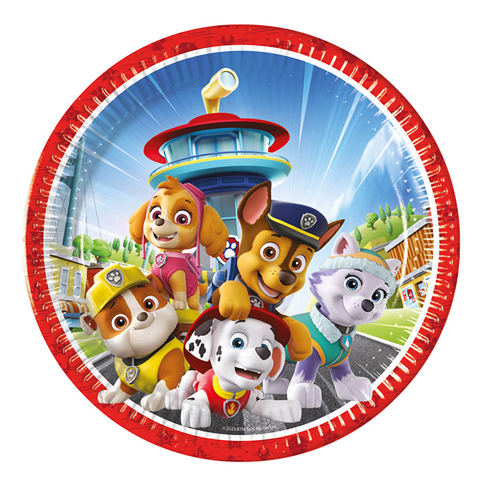 Skivji papira Paw Patrol 23cm 8gab. 633373