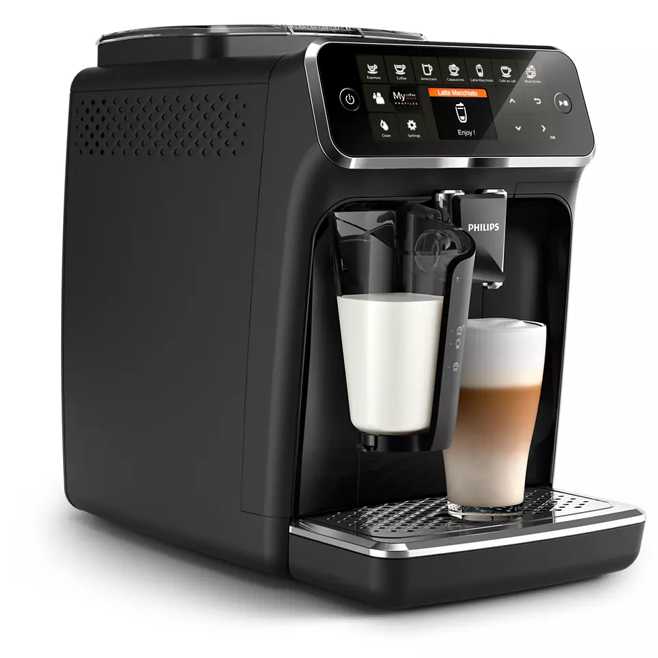 (V) PHILIPS 4300 sērijas Pilnībā-automātisks Espresso kafijas automāts, melns EP4341/51