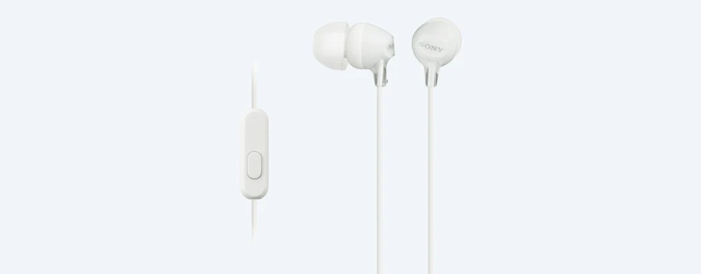 Akcija! SONY in-ear austiņas (baltas) MDR-EX15APW