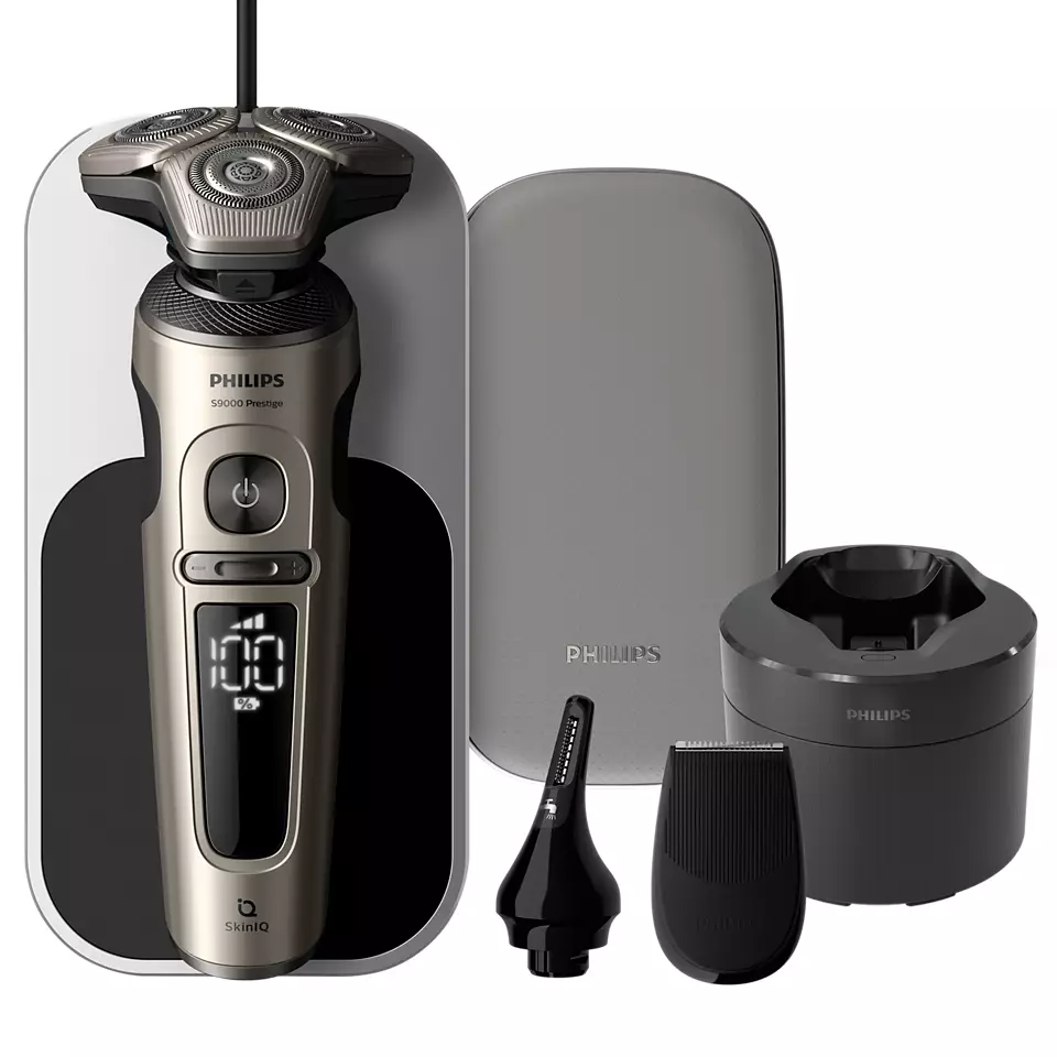 PHILIPS Shaver Prestige series 9000 Elektriskais skuveklis mitrai un sausai skūšanai SP9883/36