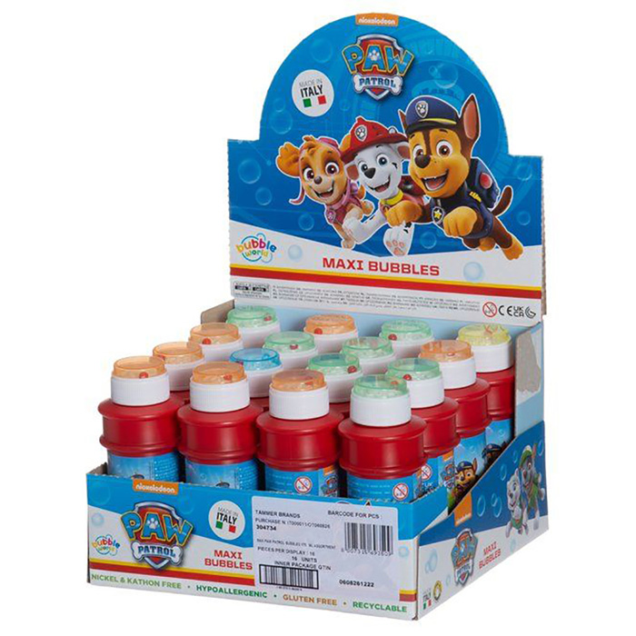 Ziepju burbuli Paw Patrol 175ml 304734 Rotaļu mājas un slidkalniņi