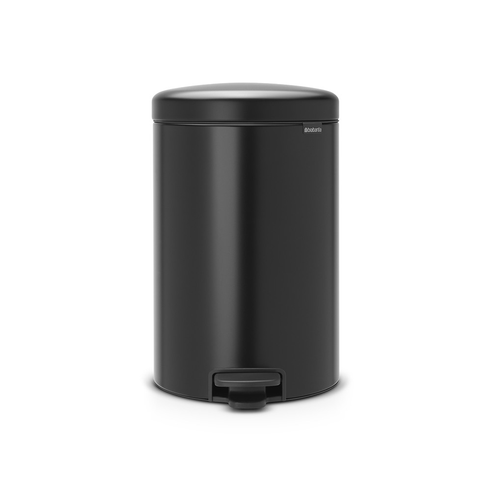 BRABANTIA atkritumu tvertne ar pedāli NewIcon, 20 l, Matt Black 8710755114106 atkritumu tvertne