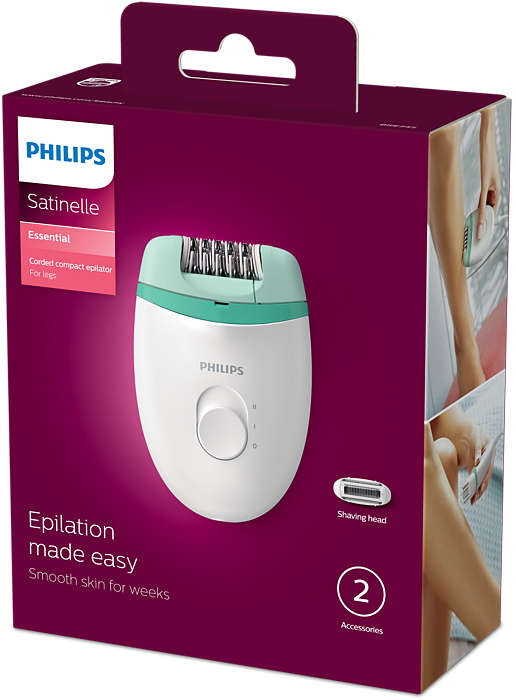 PHILIPS Satinelle Essential wht/grn (B) Epilators