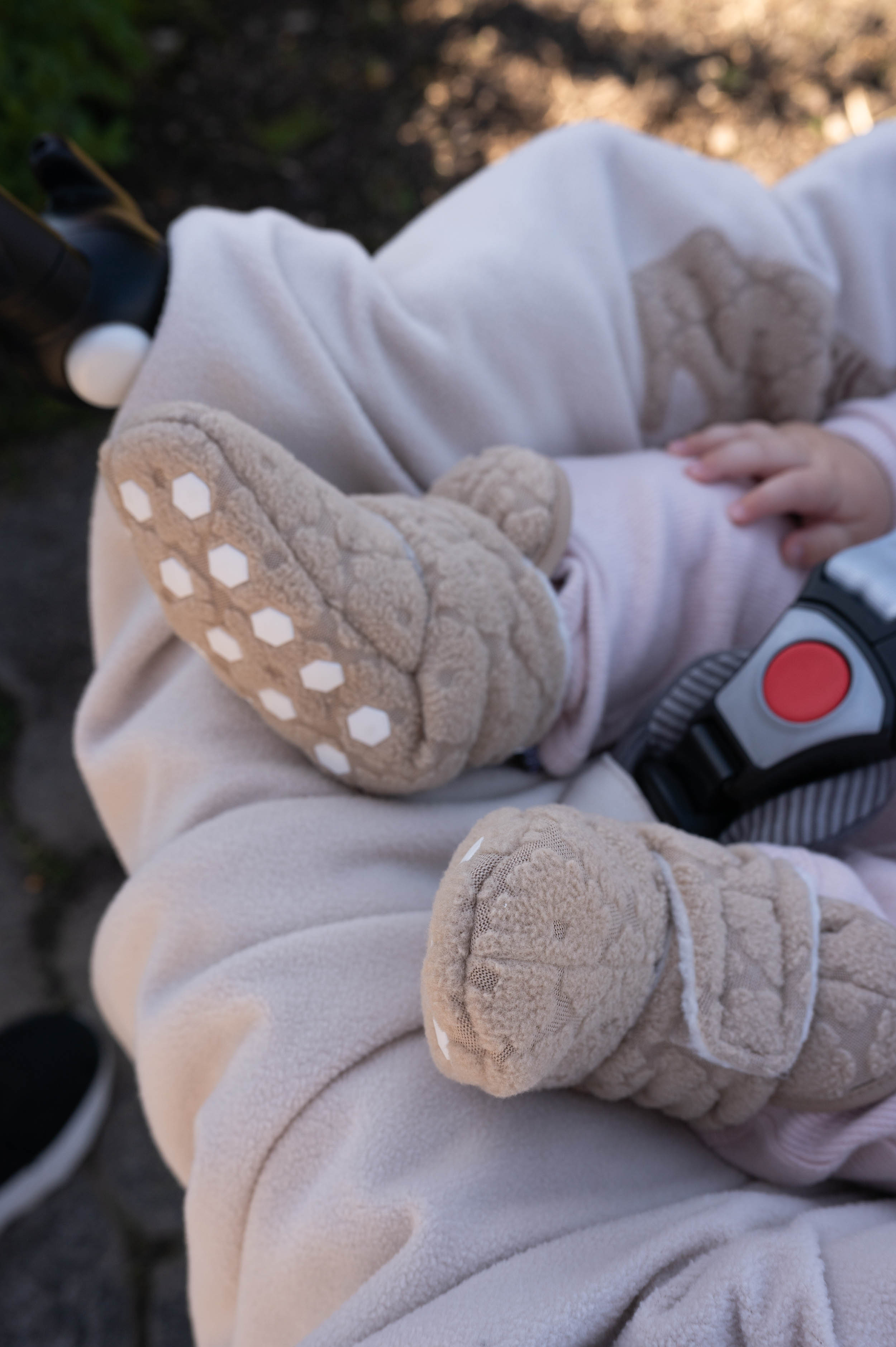 Lodger Slipper Folklore Fleece čībiņas, Beige, 12-18m SL 630_12-18