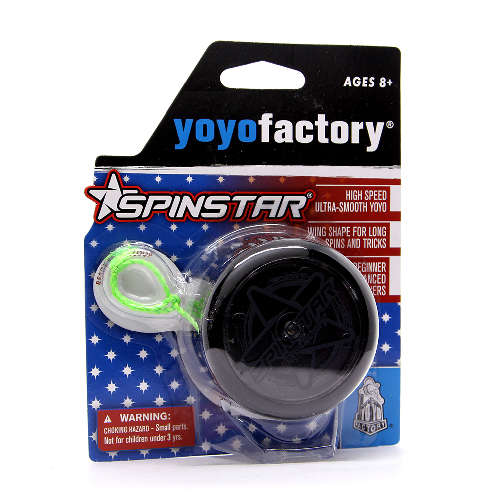 YoYoFactory YO-YO SPINSTRAR iesācējiem/ar iemaņām, melns YO 442