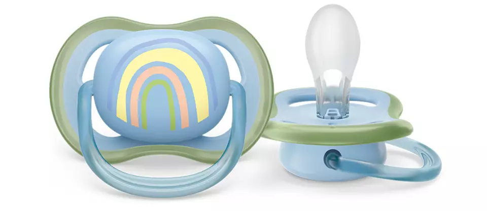 Philips Avent māneklītis Ultra Air Deco, rainbow, 0-6M (1 gab), zēniem SCF086/03 māneklītis, knupis