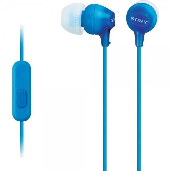 Akcija! SONY in-ear austiņas  (zilas) MDR-EX15APLI