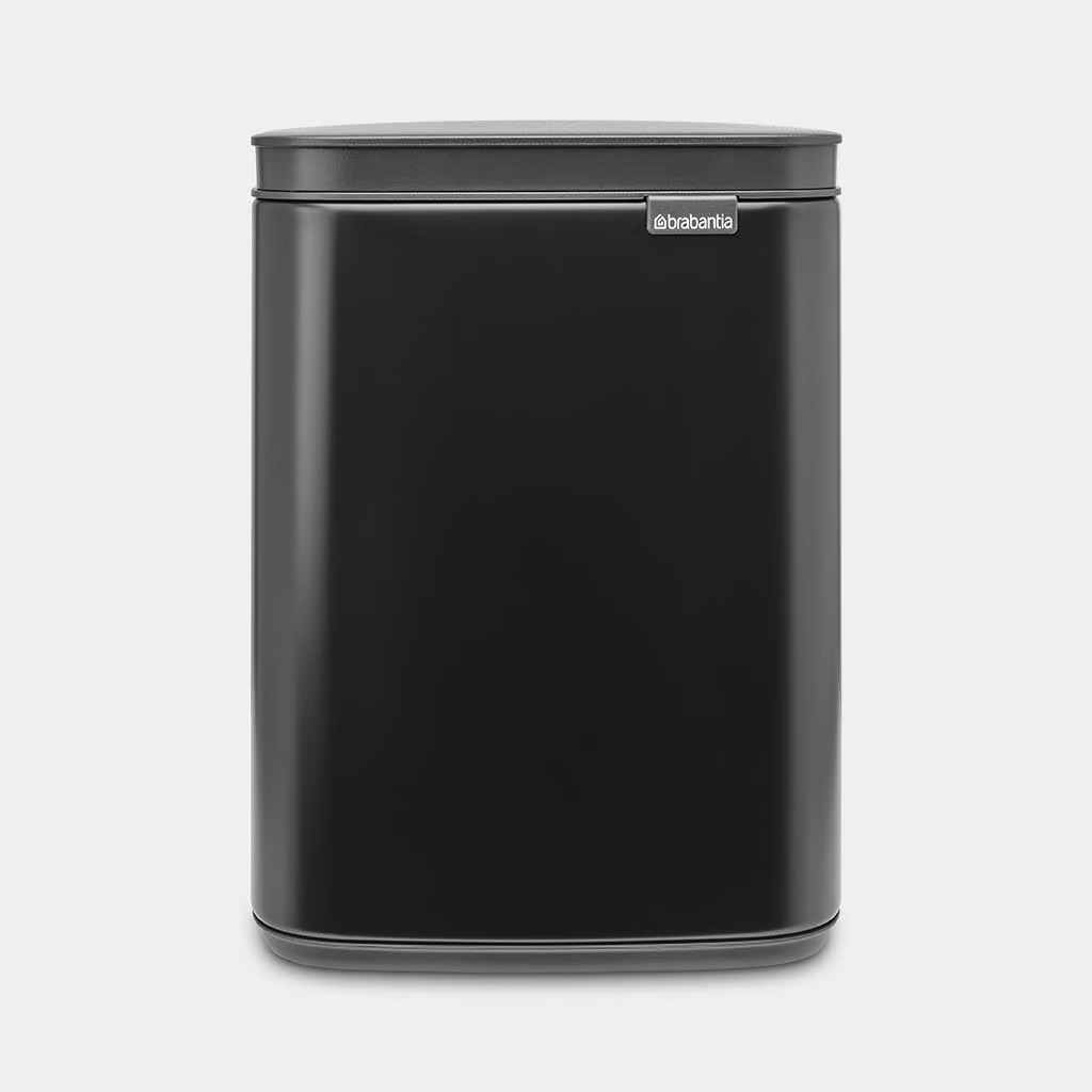 BRABANTIA atkritumu tvertne Bo, 7l, Matt Black 222900 atkritumu tvertne