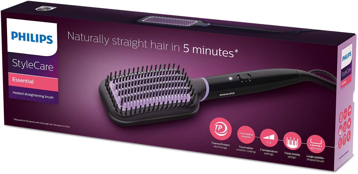 Philips Heated Straigthening Brush BHH880/00 Matu veidotājs