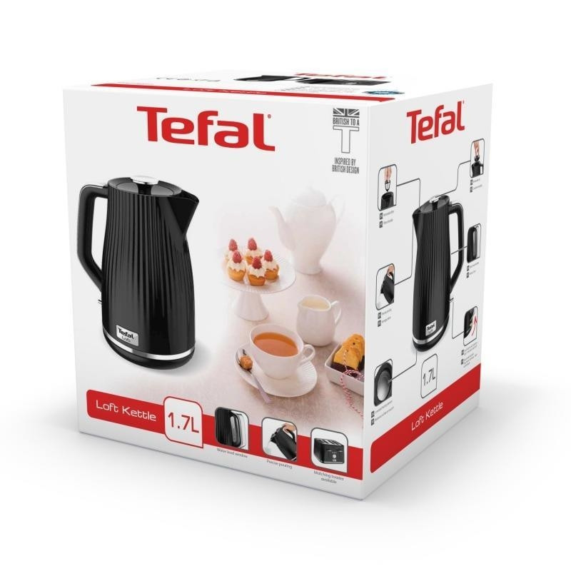 Tefal KO2508 electric kettle 1.7 L 2400 W Elektriskā Tējkanna