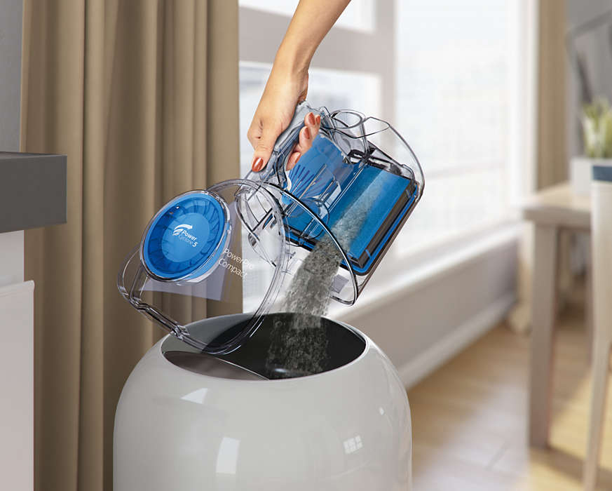 Philips PowerPro Compact Bagless vacuum cleaner FC9330/09 Energy efficiency class A TriActive nozzle Allergy filter with PowerCyclone 5 Tech Putekļu sūcējs