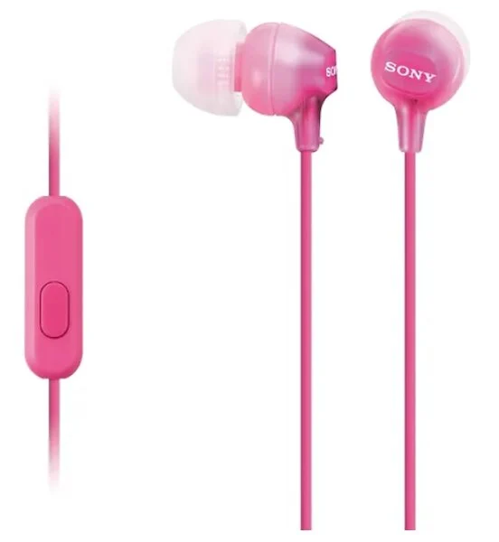 Akcija! SONY in-ear austiņas (rozā) MDR-EX15APPI