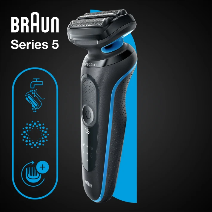 Akcija! BRAUN Series 5 skuveklis AutoSense 51-B1000s