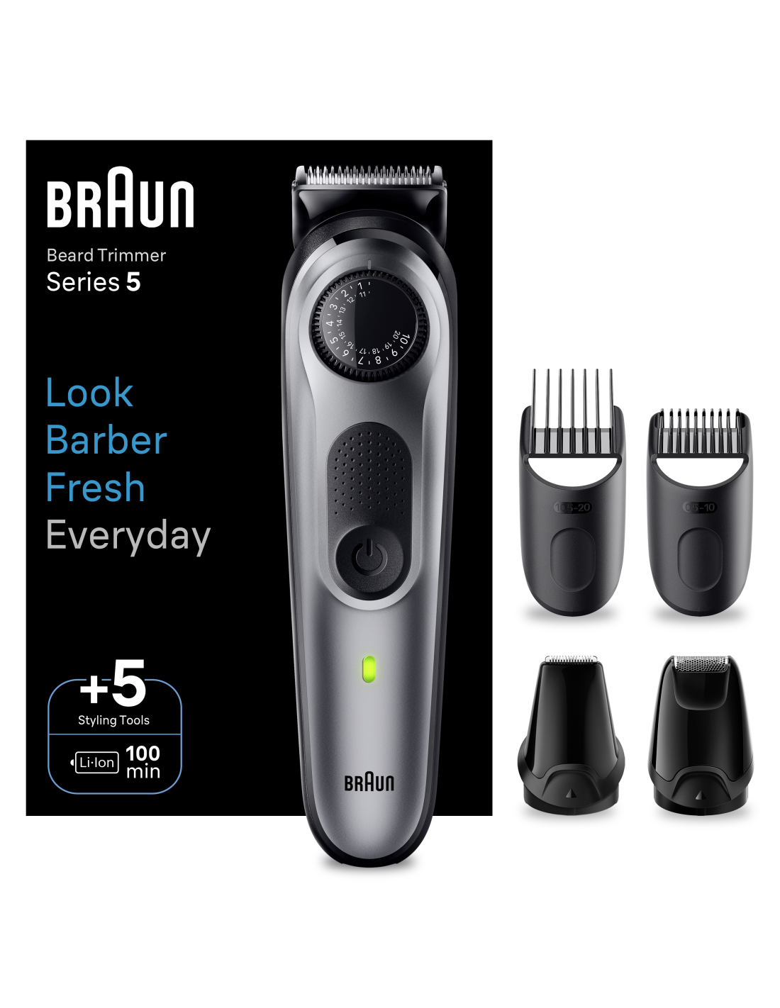 Akcija! BRAUN bārdas trimmeris BT 5440