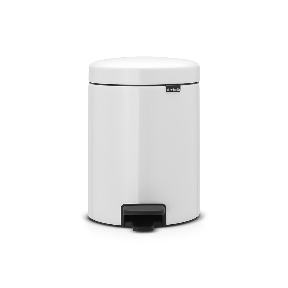 BRABANTIA atkritumu tvertne ar pedāli NewIcon, 5 l, White 112065 atkritumu tvertne