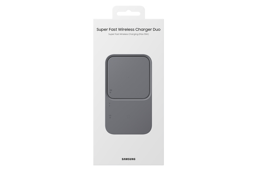 Samsung Wireless Charger Duo Pad 15W (with TA) Black iekārtas lādētājs