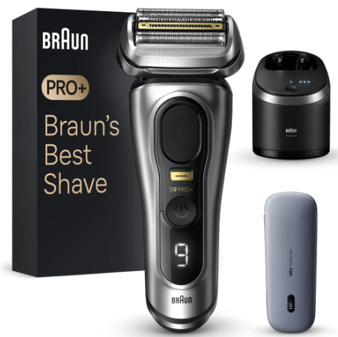 Braun 9577CC Shaver Series 9 Pro + PowerCase Travel Case + Clean&Charge Vīriešu skuveklis