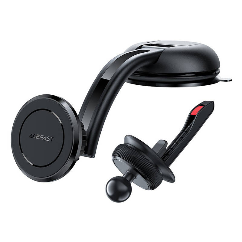 Acefast D7 Magnetic Suction Car Phone Mount (black) D7 (6974316281238) Mobilo telefonu turētāji