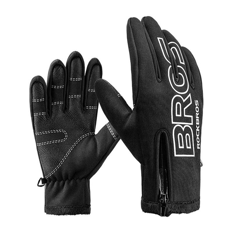 RockBros Rekawiczki rowerowe Rockbros S091-4BK (czarne)