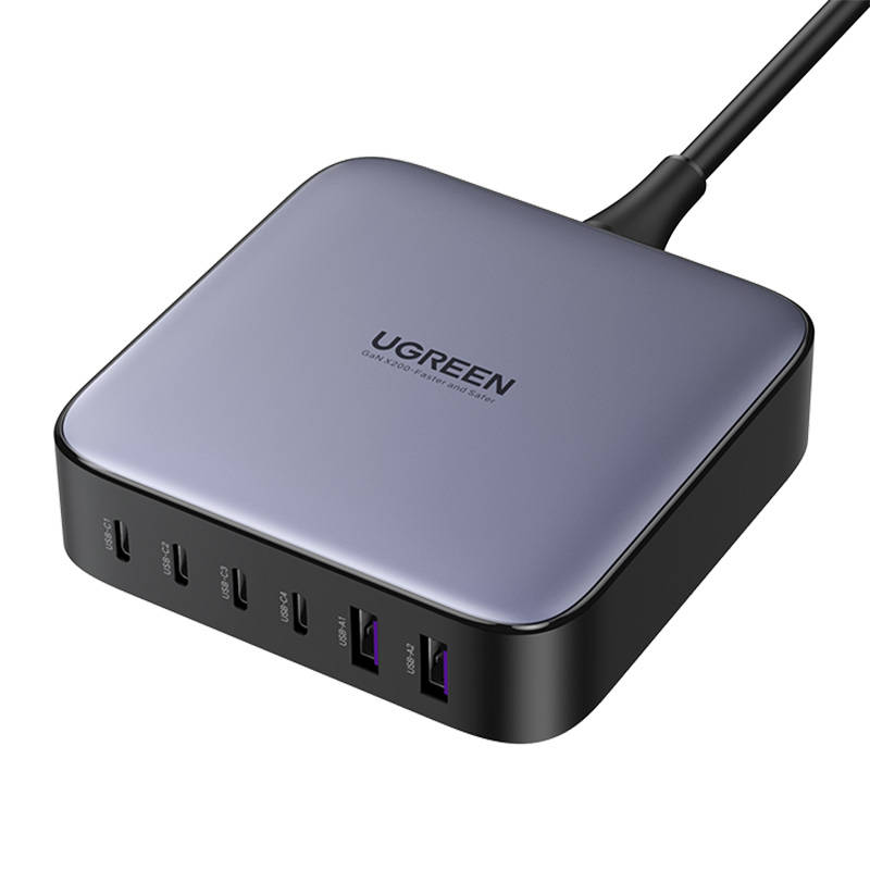 UGREEN 2USB-A+4USB-C 200W Desktop Fast Charger iekārtas lādētājs