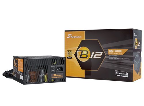 Seasonic B12 BC-650 80+ Bronze 650 Watt Barošanas bloks, PSU