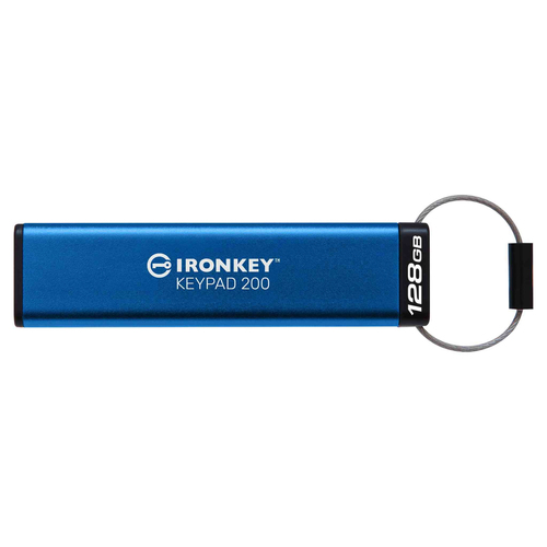 KINGSTON 128GB IronKey Keypad 200 USB Flash atmiņa