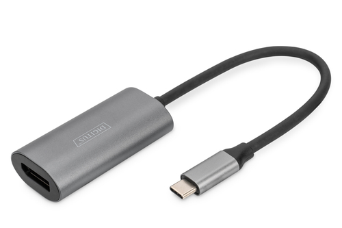 DIGITUS USB-C - DisplayPort Grafik-Adapter, UHD 8K / 30 Hz adapteris