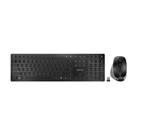 CHERRY DW 9500 SLIM KEYBOARD COMBO WIRELESS BLACK CZECHIA / SLOVAKI klaviatūra