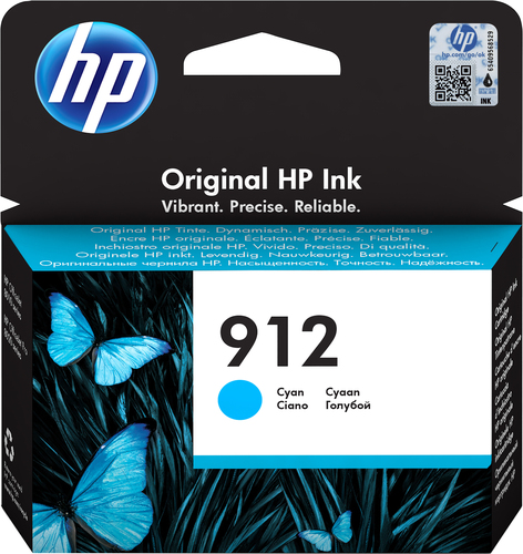 HP 912 Cyan Ink Cartridge kārtridžs